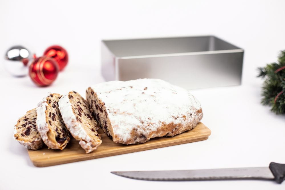 Stollendose mit Bambusdeckel