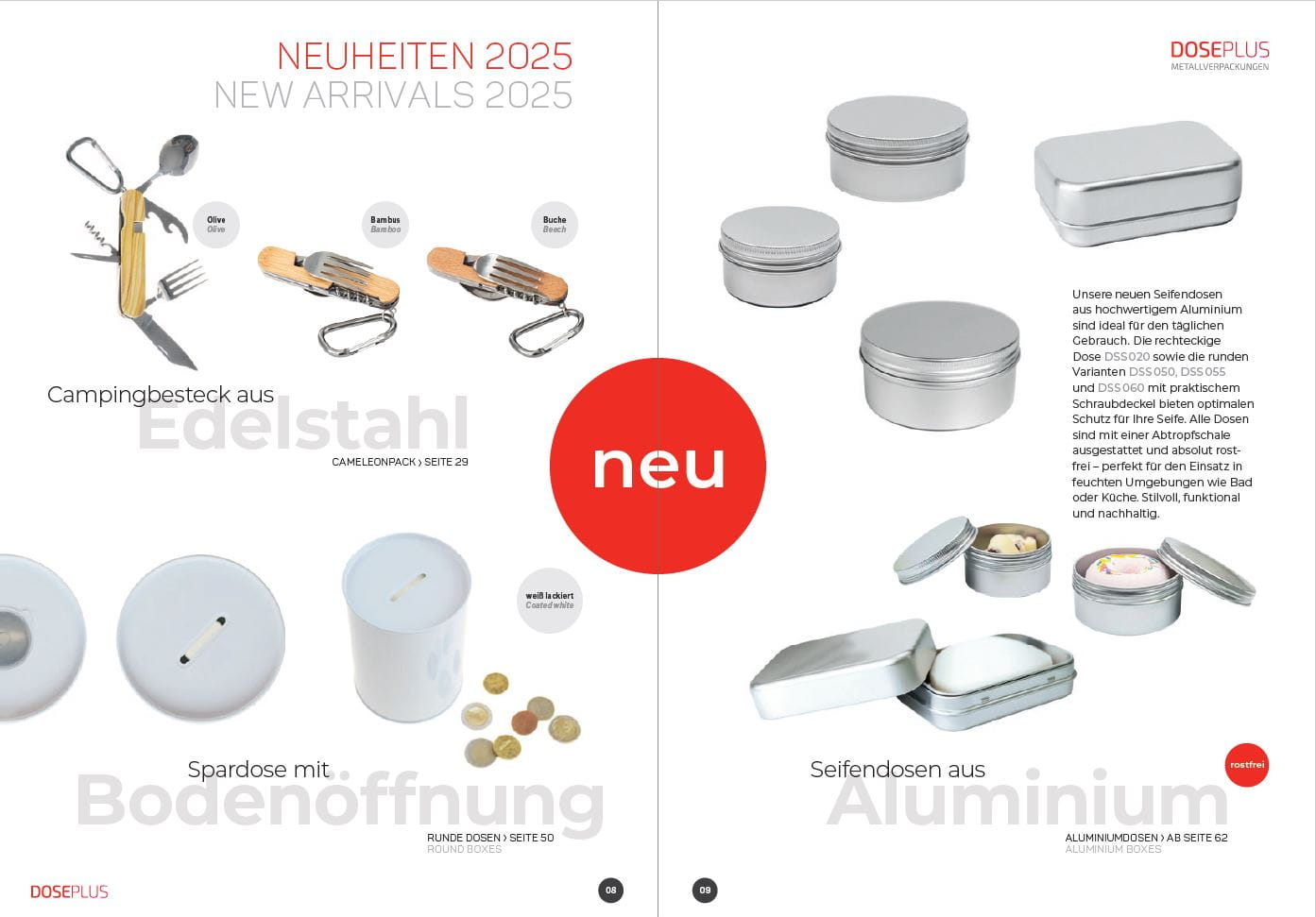 Gesamtkatalog Blechdosen