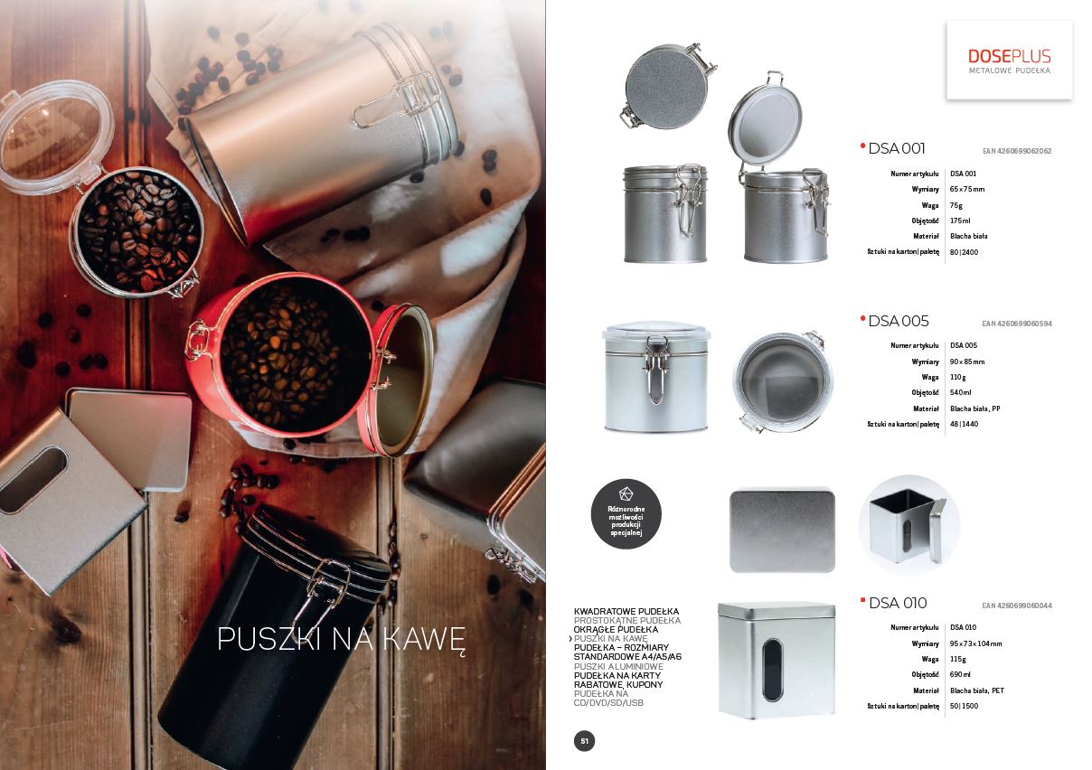 Gesamtkatalog Blechdosen