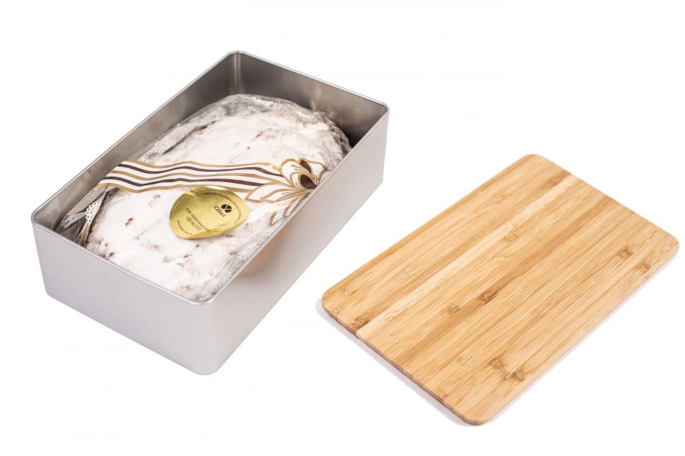 Stollendose mit Bambusdeckel
