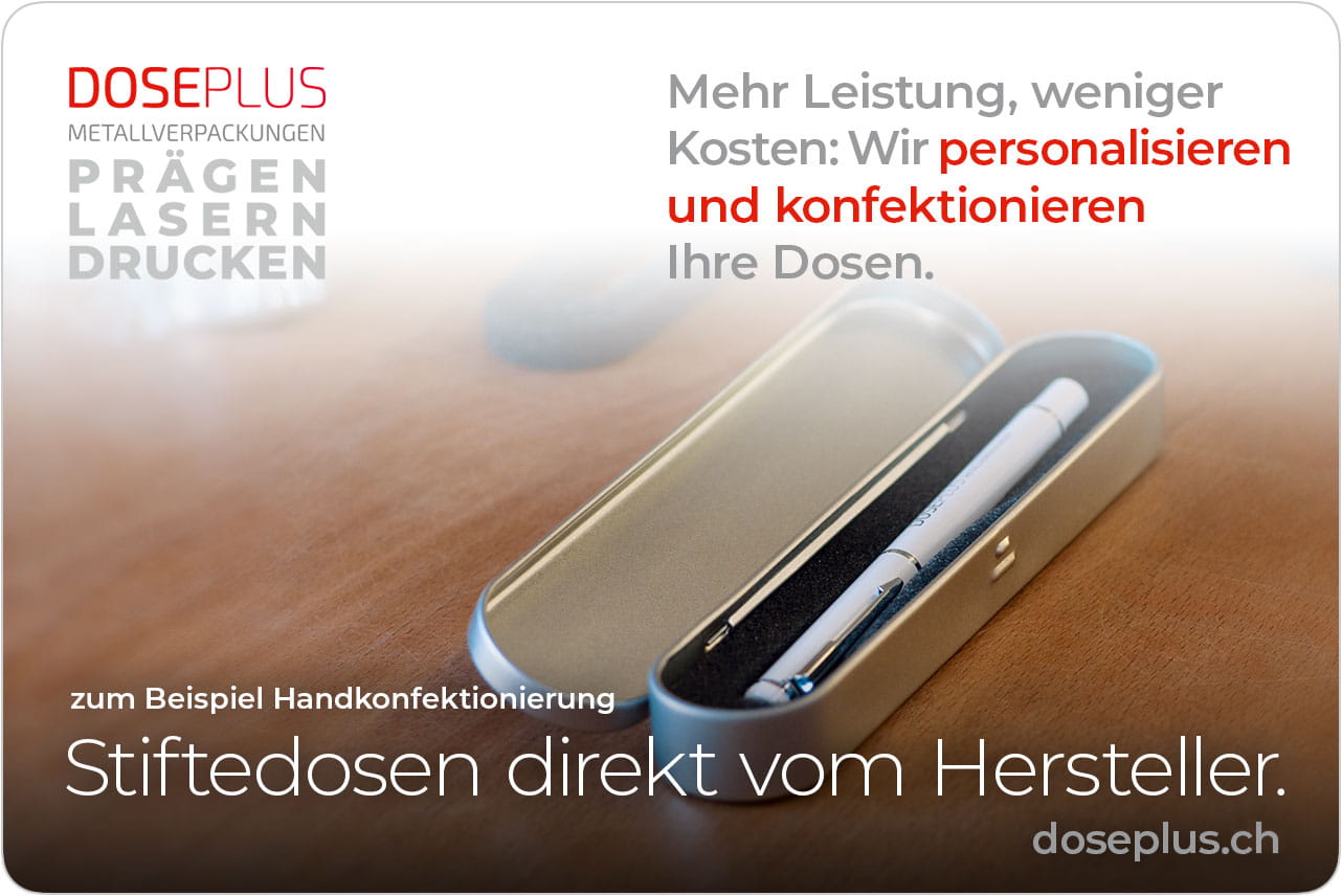 Stiftdose aus Metall