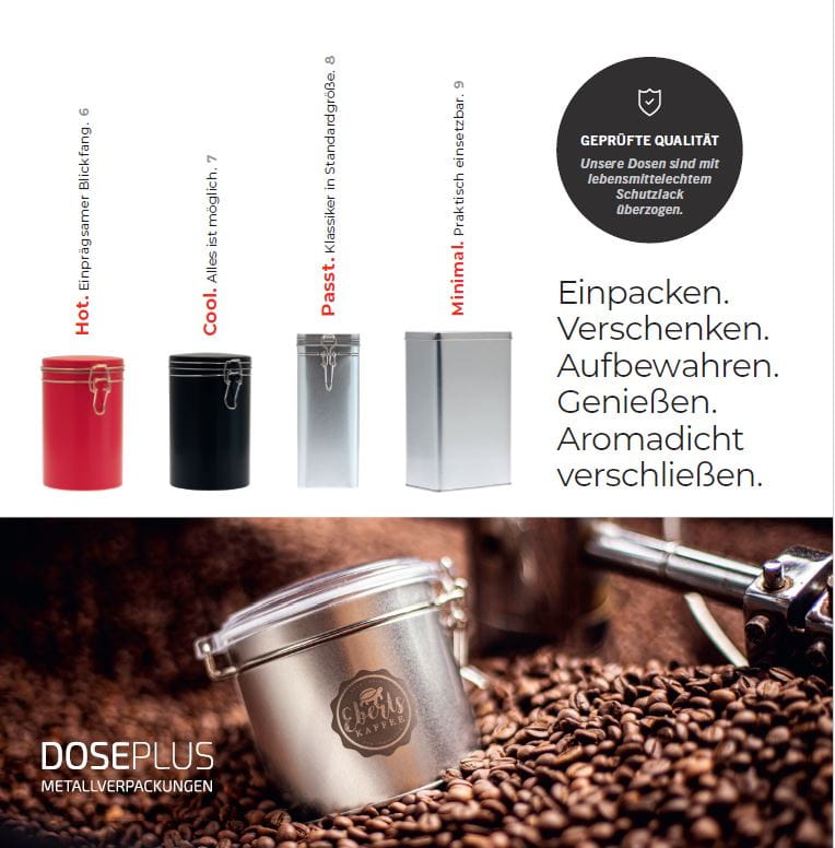 Kaffeedosen Folder